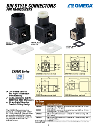 Thumbnail of document Data Sheet - CX5302 DIN Connectors for Electrical Connections